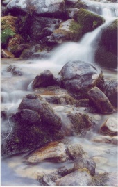 Водопад в Карпатах